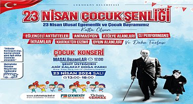 Çekmeköy Belediyesi, 23 Nisan'ı 'Çocuk Şenliği'yle kutlayacak