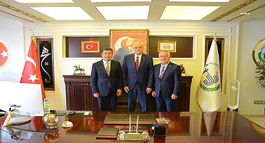 CHP Bilecik Milletvekili Tüzün'den Mehmet Talat Bakkalcıoğlu'na tebrik ziyareti