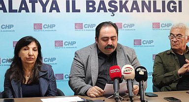 CHP MALATYA İL BAŞKANI BARIŞ YILDIZ: