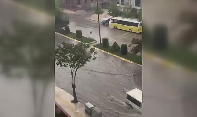 ÇORUM’DA SAĞANAK HAYATI FELÇ ETTİ, YOLLAR GÖLE DÖNDÜ, EV VE İŞYERLERİNİ SU BASTI