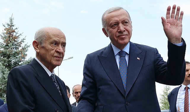 Cumhurbaşkanı Erdoğan, Bahçeli'yi konutunda ziyaret etti