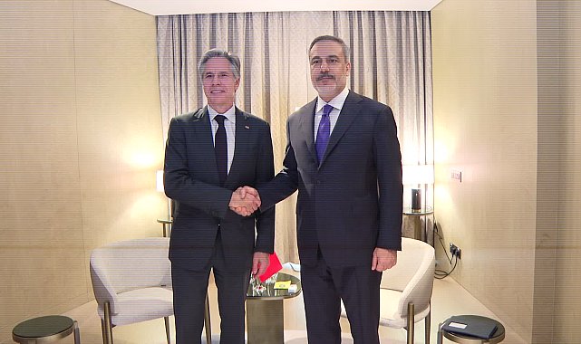 Dışişleri Bakanı Fidan Riyad'da ABD Dışişleri Bakanı Blınken ile bir araya geldi