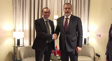 DIŞİŞLERİ BAKANI FİDAN, RİYAD'DA NORVEÇ DIŞİŞLERİ BAKANI İLE GÖRÜŞTÜ