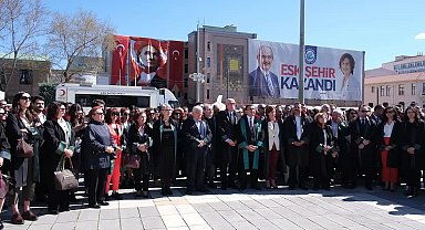 ESKİŞEHİR BAROSU BAŞKANI MUSTAFA ELAGÖZ: “HUKUK DEVLETİNİ MUMLA ARAR OLDUK
