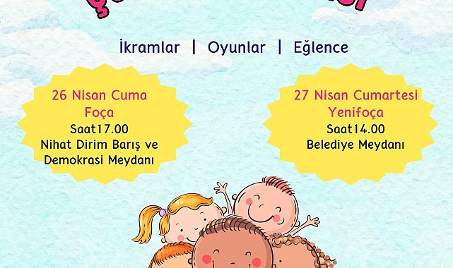 FOÇA BELEDİYESİ, İLÇELİ ÇOCUKLARI BULUŞTURACAK