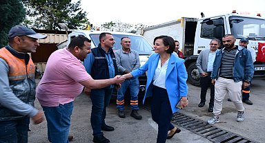 KARABAĞLAR BELEDİYE BAŞKANI KINAY’DAN PERSONELE ZİYARET 