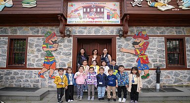 KARTALLI MİNİKLERDEN ‘RIFAT ILGAZ EĞLENCELİ ÇOCUK KÜTÜPHANESİ’NE YOĞUN İLGİ