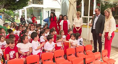 Konyaaltı Belediye Başkanı Kotan, çocukların 23 Nisan heyecanına ortak oldu