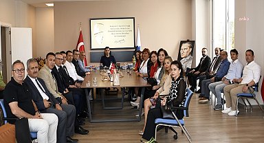 Kuşadası protokolünden başkan Günel'e tebrik ziyareti