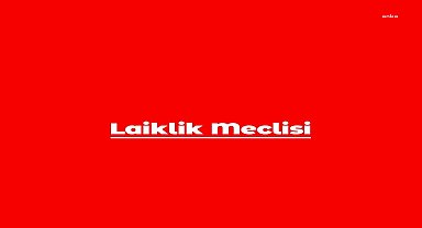 LAİKLİK MECLİSİ, ÖZGÜR ÖZEL'DEN RANDEVU TALEBİNDE BULUNDU