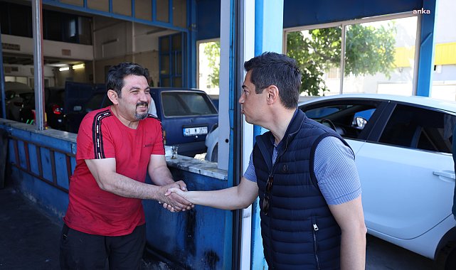 MARMARİS BELEDİYE BAŞKANI ÜNLÜ'DEN SANAYİ SİTESİ’NDE İNCELEME