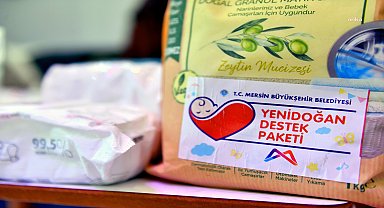 Mersin Büyükşehir'den 'Yeni Doğan Paketleri' ile ailelerin bütçelerine destek