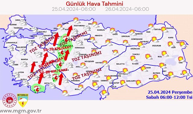 METEOROLOJİ, KUVVETLİ RÜZGAR VE TOZ TAŞINIMI UYARISINI YİNELEDİ: GÖRÜŞ MESAFESİNDE DÜŞME, HAVA KALİTESİNDE AZALMA, ULAŞIMDA AKSAMALAR YAŞANABİLİR