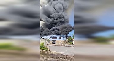 Şanlıurfa tekstil fabrikasında yangın
