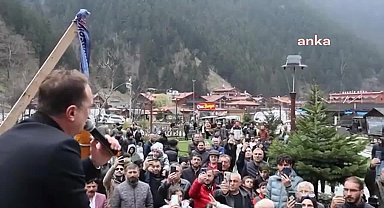 Trabzon Uzungöl'de 'HES' protestosu...Uzungöl turizmciler derneği başkanı keleş: "Her derede HES'lerin var ama bu ülkede başka Uzungöl yok"