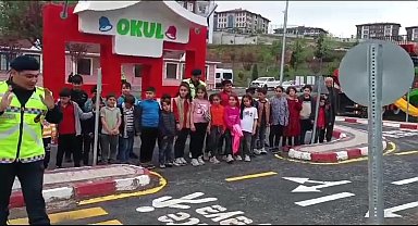 Yozgat'ta minik öğrencilere trafik eğitimi