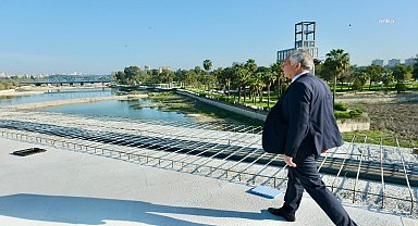 Zeydan Karalar, yapımı devam eden Yavuzlar Köprüsü'nde çalışmaları denetledi