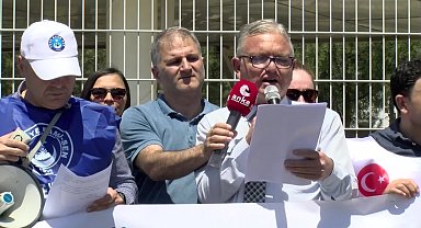 112 Acil Çağrı Merkezi çalışanları İzmir'de sorun ve taleplerini dile getirdi: "Personelin özlük ve sosyal hakları iyileştirilmeli"
