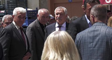 Adana Büyükşehir Belediye Başkanı Zeydan Karalar, Pınarbaşı’nda tekrarlanacak seçim öncesi Deniz Yağan’a destek verdi