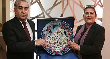 Adnan Menderes Üniversitesi Rektörü Kent'ten Başkan Çerçioğlu'na ziyaret