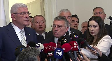 AKP'den İYİ Parti Genel Başkanı Müsavat Dervişoğlu'na tebrik ziyareti
