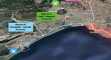 Antalya Büyükşehir Belediyesi'nde 4. aşama Konyaaltı-Varsa Raylı Sistem Hattı'nın ihalesi yapıldı