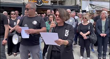 Artvin'de Eğitim Sen üyeleri okullardaki şiddeti protesto etti