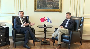Atina Belediye Başkanı Doukas'tan İmamoğlu'na tebrik ziyareti... İmamoğlu: "Bu yakınlık iki ülkeye, iki şehre, hatta aAvrupa'ya çok değerli katkılar sunacak"