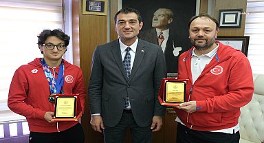 Avrupa Şampiyonu'ndan, Giresun Belediye Başkanı Köse'ye ziyaret