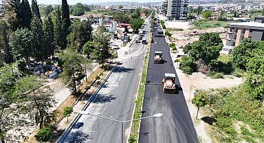 Aydın Büyükşehir Belediyesi, Mehmet Ali Tosun Bulvarı'nı yeniliyor