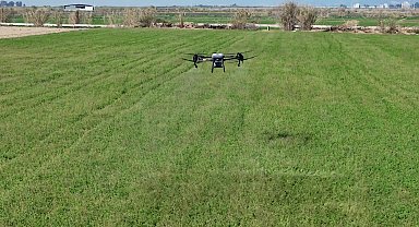 Aydın Büyükşehir, 'drone' teknolojisi ile çiftçinin yanında