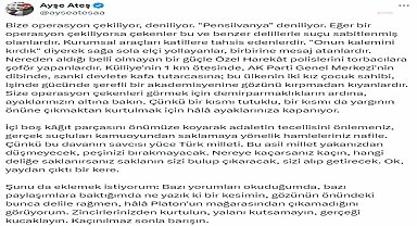 Ayşe Ateş: "Suçluları kamuoyundan saklamaya yönelik hamleleriniz nafile"