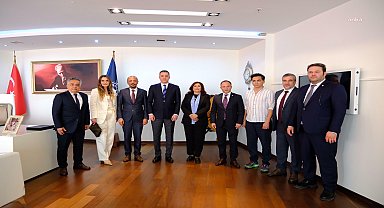 Baro başkanlarından Aydın Belediye Başkanı Çerçioğlu'na nezaket ziyareti