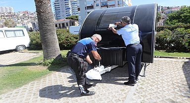 Bayraklı'da karavan işgaline zabıta engeli