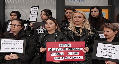 Beylikdüzü Belediyesi'nin eğitimcileri, öldürülen okul müdürü İbrahim Oktugan'ı andı