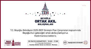 Beyoğlu halkı, geleceğini birlikte inşa etmek için toplanıyor