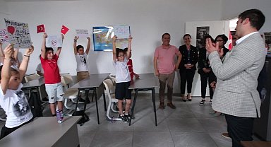 Bodrum Belediye Başkanı Mandalinci, Cumhuriyet Halk Evleri'nde çocuklarla buluştu