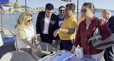 Bodrum Belediye Başkanı Mandalinci'den Kumbahçe'ye ziyaret
