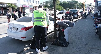 Bodrum Belediyesi'nin başlattığı 'temizlik seferberliği'nde 27 ton atık toplandı