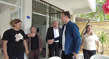 Bornova Belediye Başkanı Eşki, kırsal mahalleleri ziyaretine Gökdere'den başladı