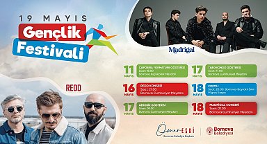 Bornova Belediyesi'nden 19 Mayıs'a özel 'gençlik festivali'