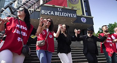 Buca Belediye Başkanı Görkem Duman, 1 Mayıs Emek ve Dayanışma Gününü kutladı