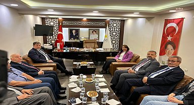 Cemil Tugay'dan İYİ Parti'ye ziyaret: "5 yıl hep beraber çalışacağız"