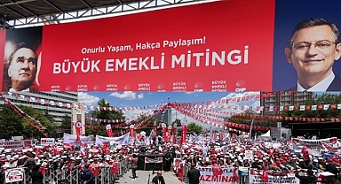 CHP Genel Başkanı Özel, Ankara'da Büyük Emekli Mitingi'nde konuştu: