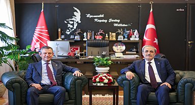 CHP Genel Başkanı Özel, görev süresi sona erecek Yargıtay Cumhuriyet Başsavcısı Şahin’i kabul etti 