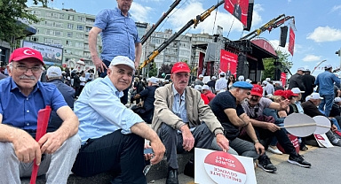 CHP Kahramanmaraş il örgütü “Büyük Emekli Mitingine” katıldı