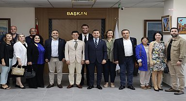 CHP Muğla İl Başkanı Balcı'dan Marmaris Belediye Başkanı Ünlü'ye ziyaret
