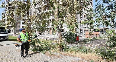 Çiğli'de kapsamlı çevre temizliği sürüyor