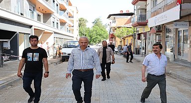 Çine Belediye Başkanı Kıvrak'tan yol çalışmalarına yakın takip