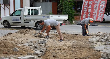 Çine Belediyesi, üstyapı çalışmalarına aralıksız devam ediyor